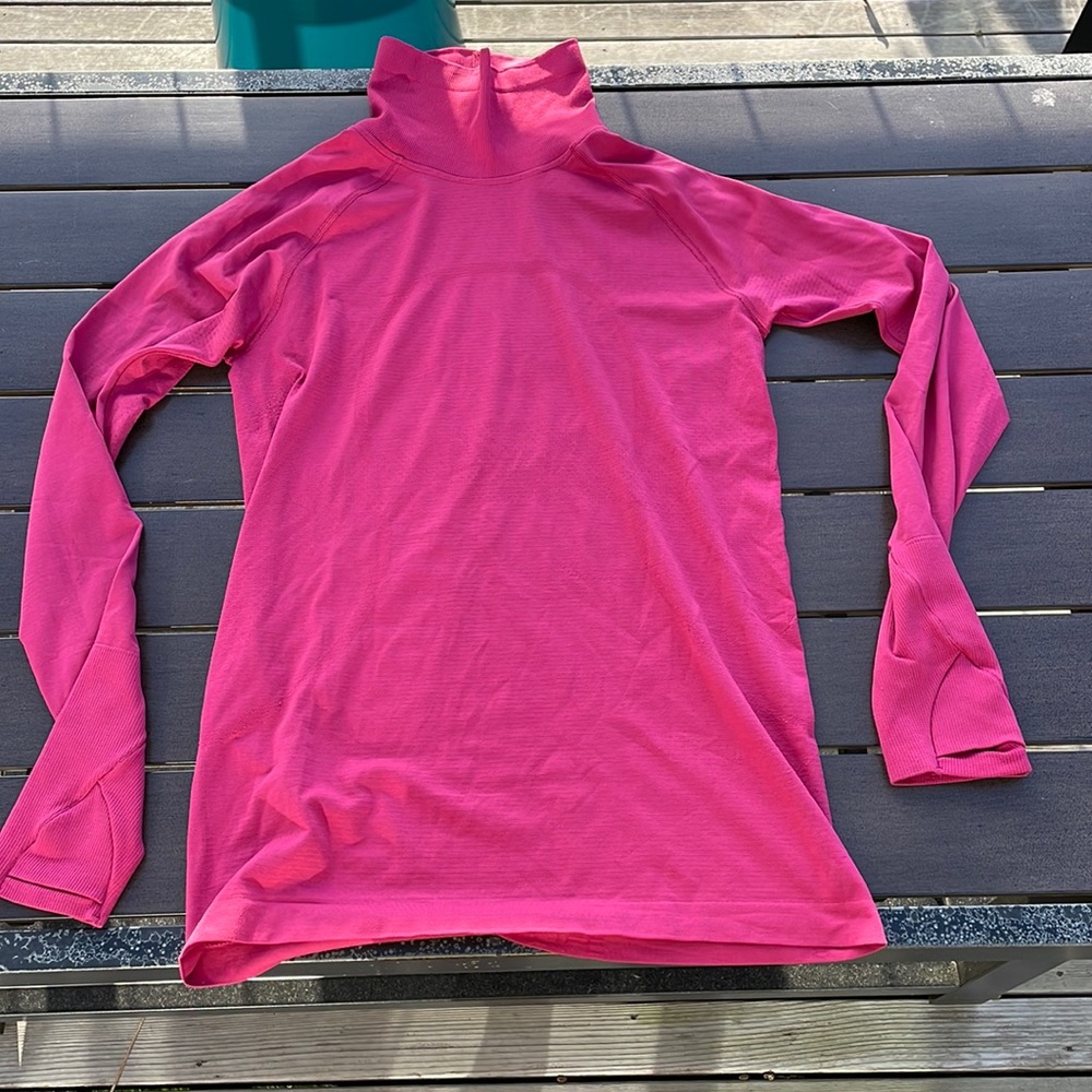 Lululemon Swiftly Speed Turtleneck Size 8 Violet … - image 1